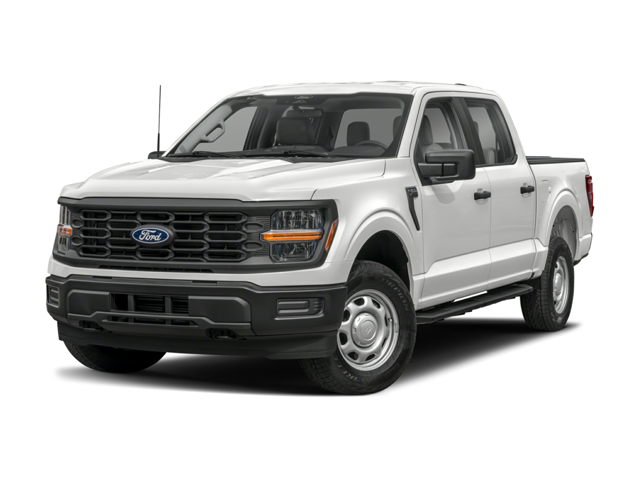 A white Ford F-150