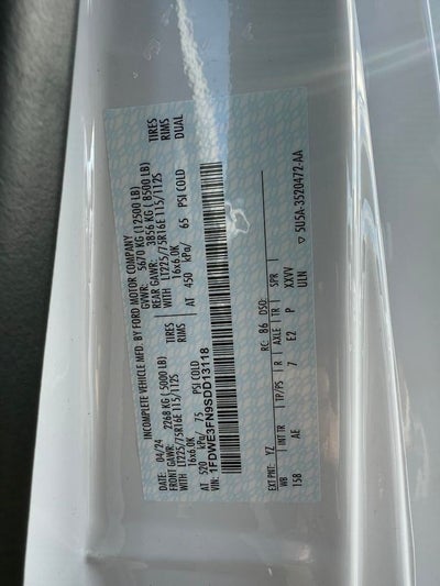 2025 Ford E-350SD Base Cutaway