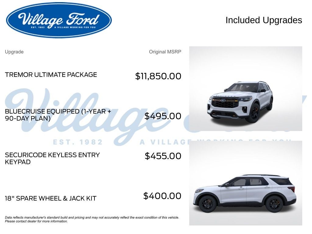 2026 Ford Explorer Tremor
