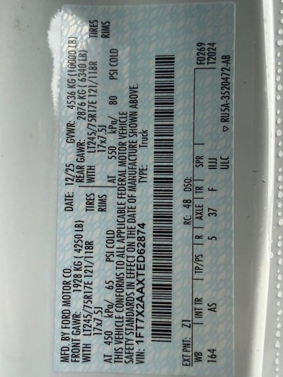 2026 Ford Super Duty F-250 SRW XL