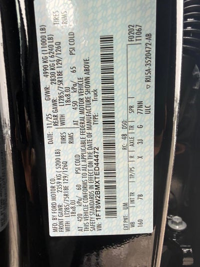 2026 Ford Super Duty F-250 SRW Platinum