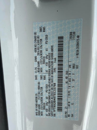 2026 Ford Super Duty F-250 SRW XL