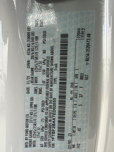 2026 Ford Super Duty F-250 SRW XL