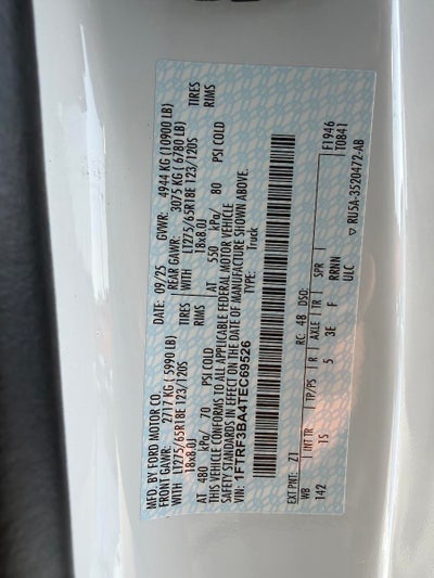 2026 Ford Super Duty F-350 SRW XL