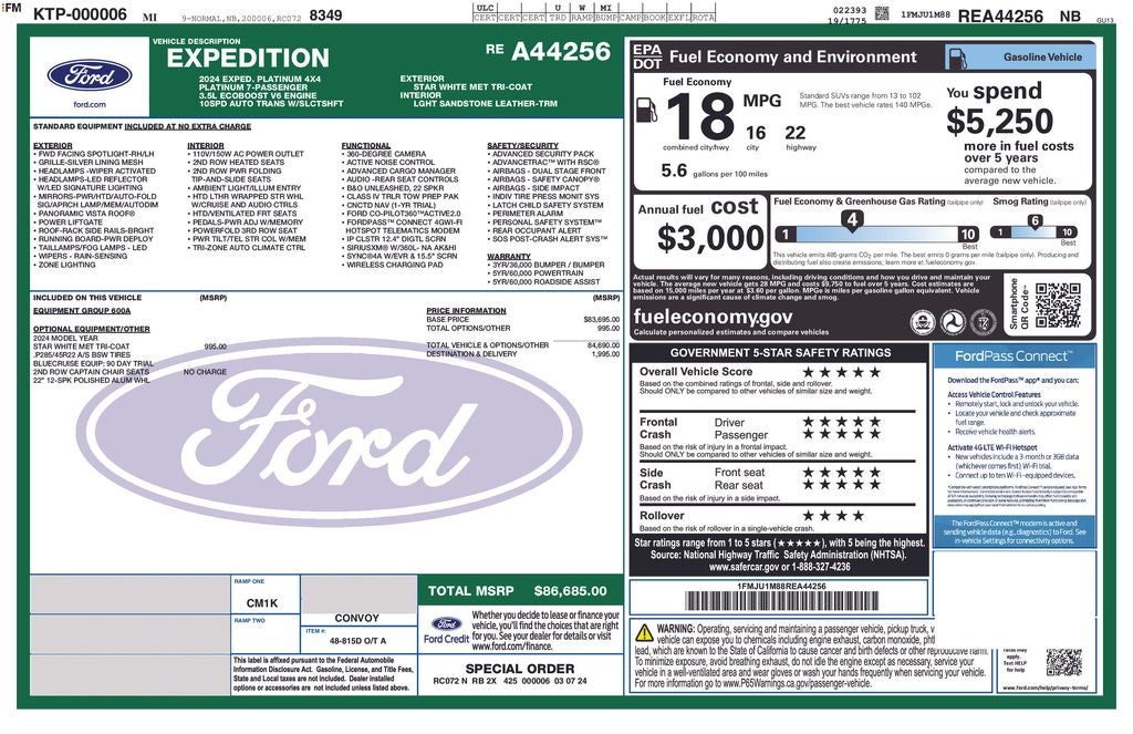 2024 Ford Expedition Platinum