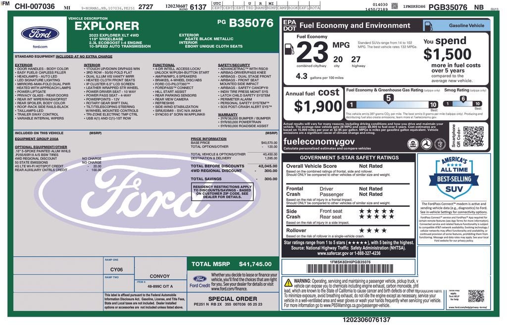 2023 Ford Explorer XLT
