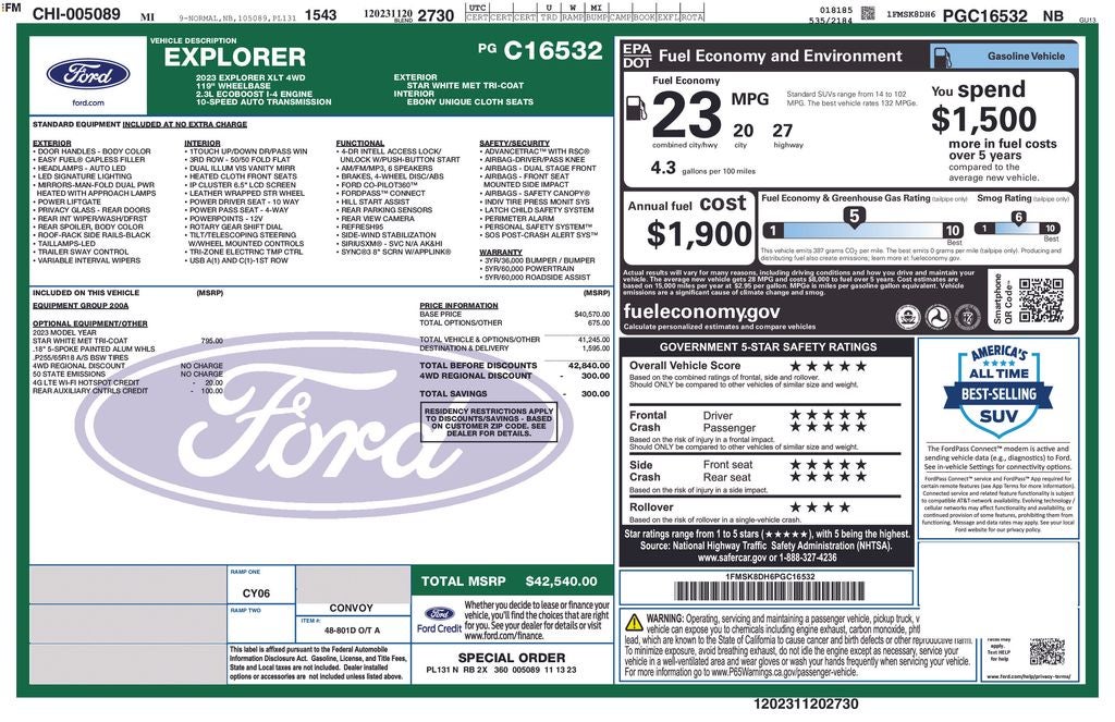 2023 Ford Explorer XLT