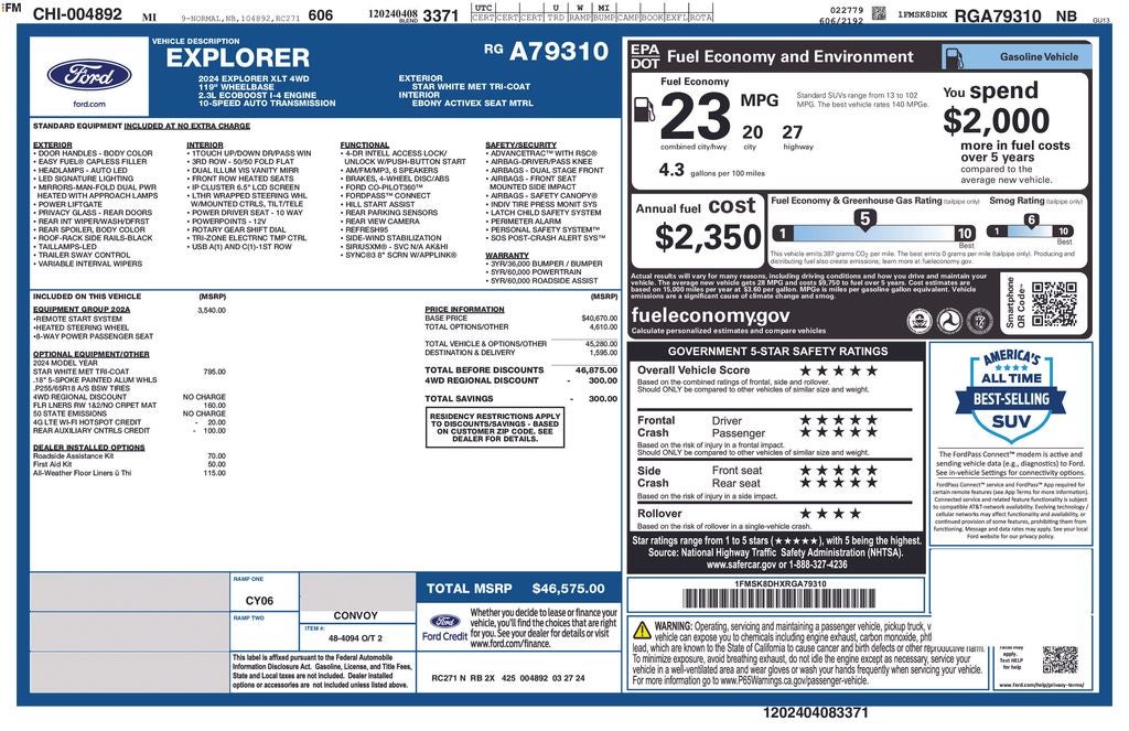 2024 Ford Explorer XLT