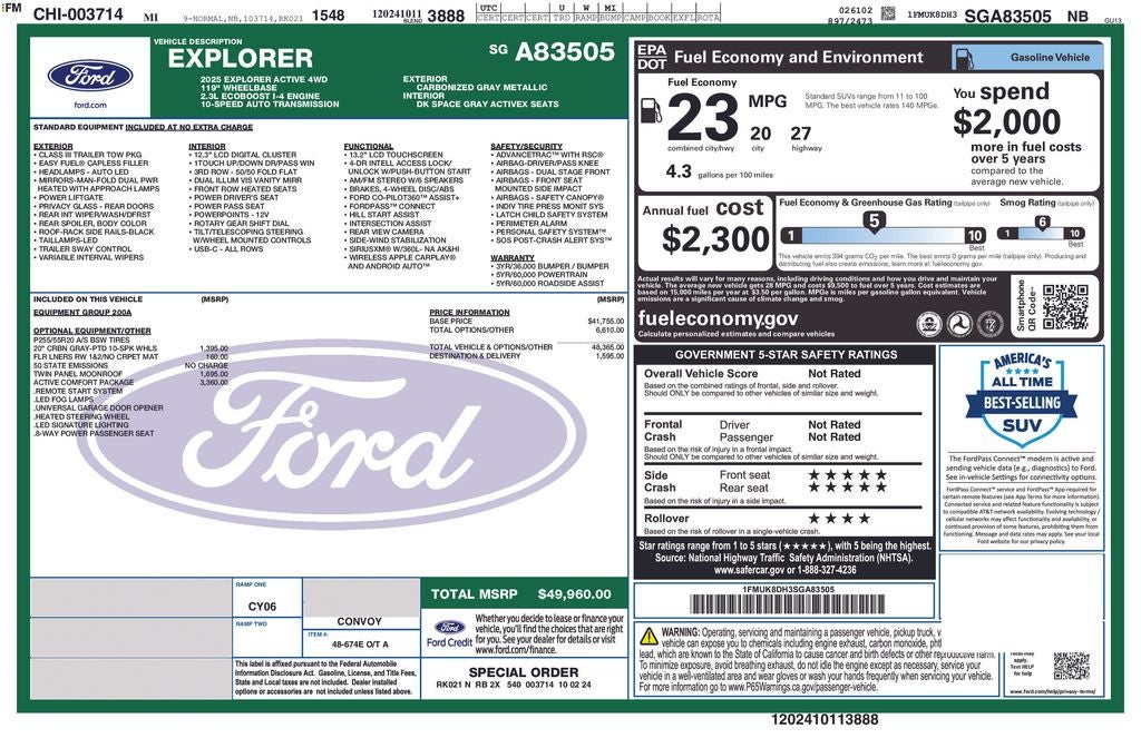 2025 Ford Explorer Active
