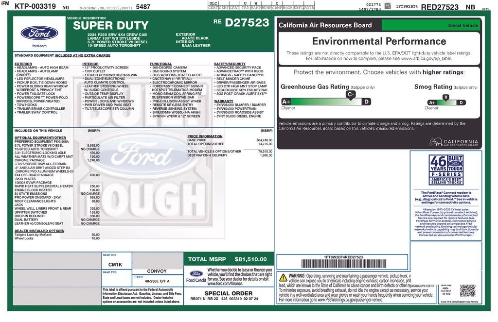2024 Ford F-250SD Lariat