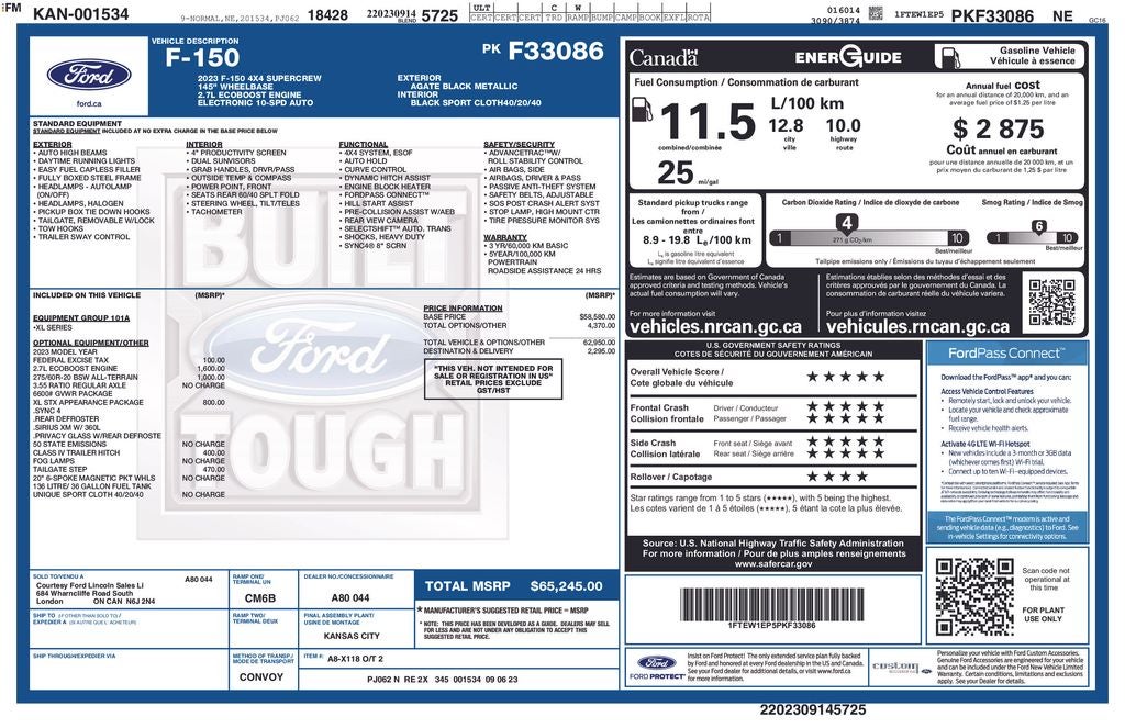 2023 Ford F-150 Base