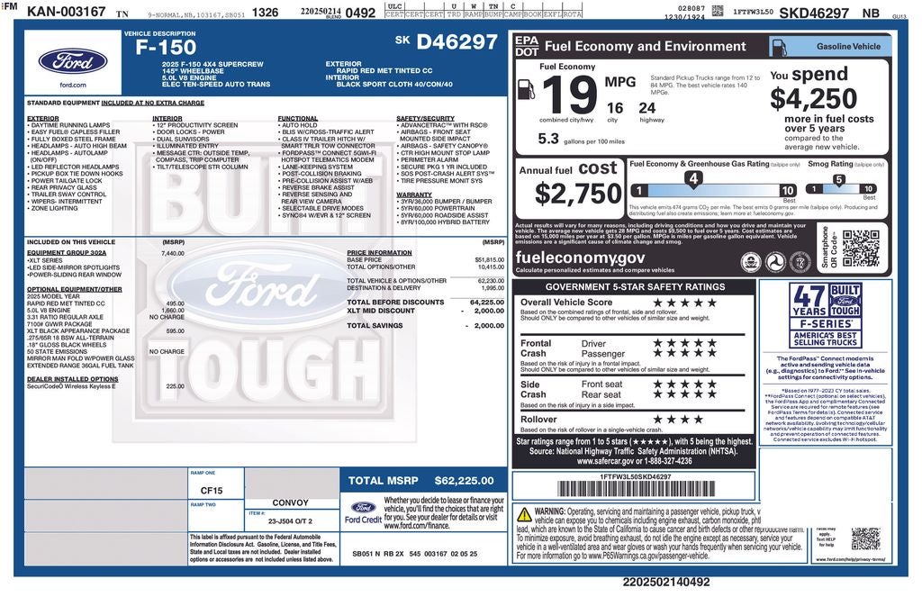 2025 Ford F-150 XLT