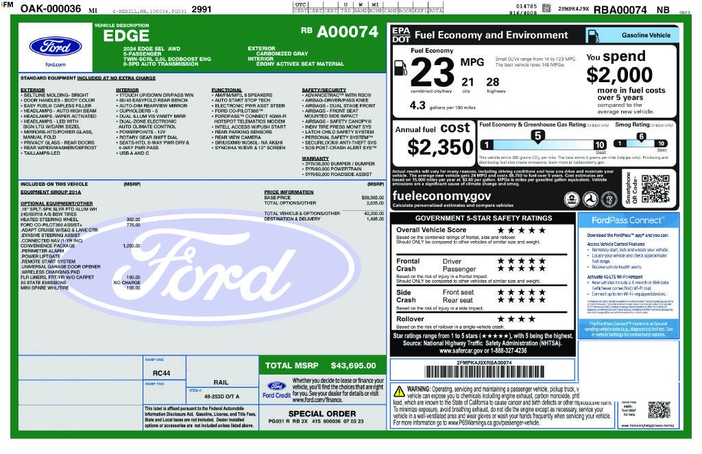 2024 Ford Edge SEL