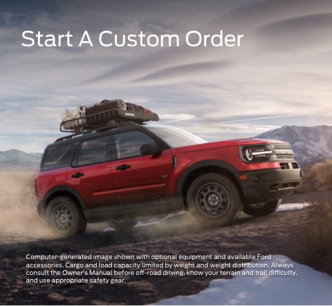 Start a custom order | Village Ford in Dearborn MI